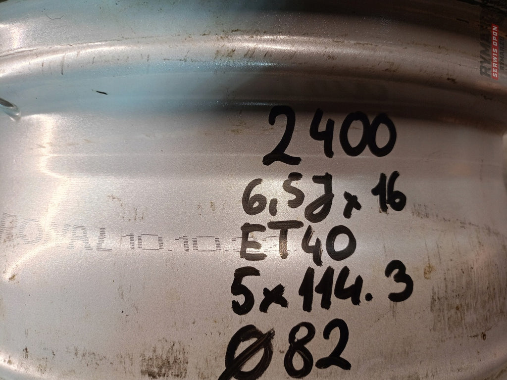4x Alufelge 16 Zoll 6.5" 5x114.3 40ET KBA45819 Honda Z Rim Wheel FEL9957028758mk