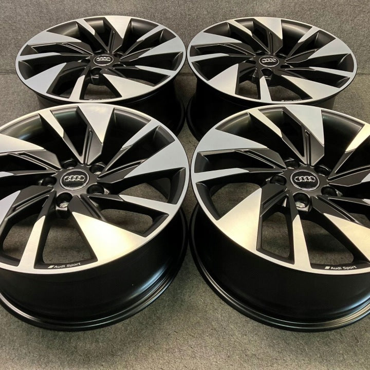 4x Alufelge 18 Zoll 8.0" 5x112 46ET Matt Graphit 8Y0601025BB Audi A3 Rim Wheel FEL2071612753cm