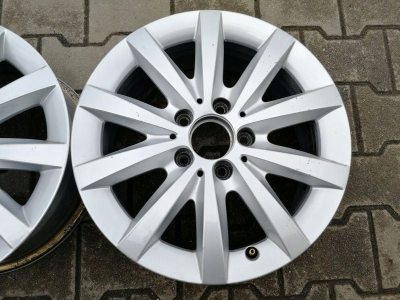 1x Alufelge 16 Zoll 6.5" 5x112 49ET Glanz Silber A2464010202 Mercedes-Benz FEL8732711394xi