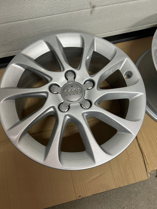 4x Alufelge 16 Zoll 6.5" 5x112 46ET Glanz Silber 8V0601025BM Audi A3 Rim Wheel FEL7956344486kb