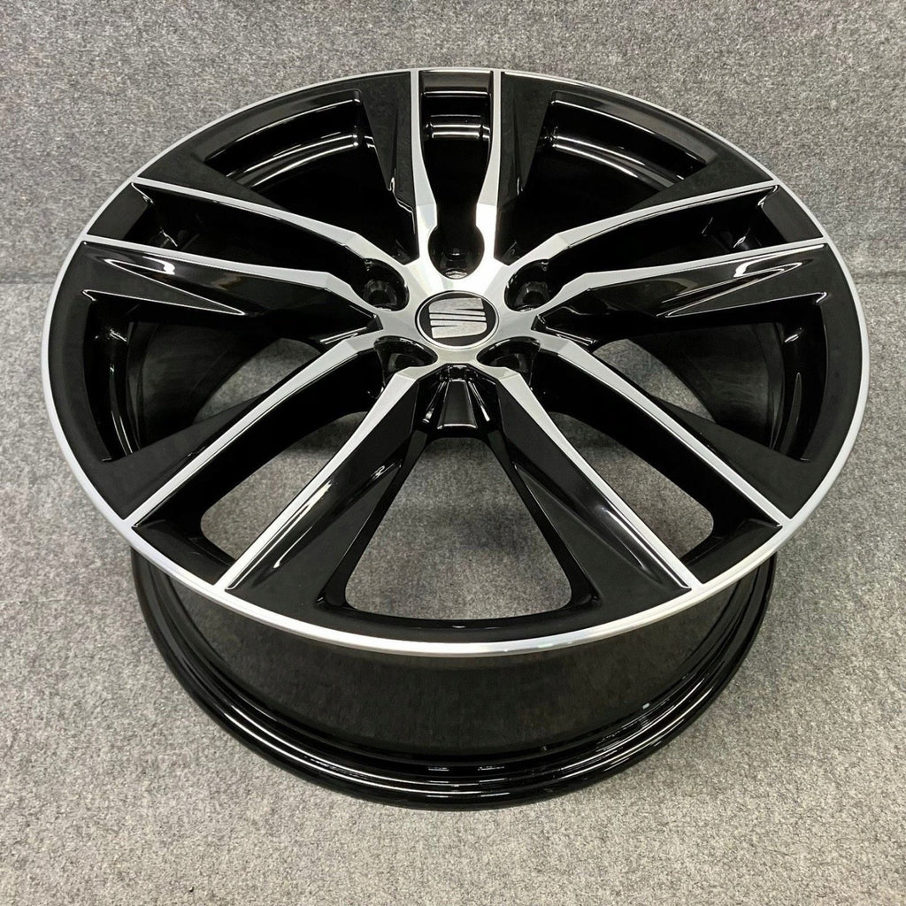 4x Alufelge 19 Zoll 8.0" 5x112 50ET Glanz Schwarz 5F0601025AC Seat Leon FEL1856940530ie
