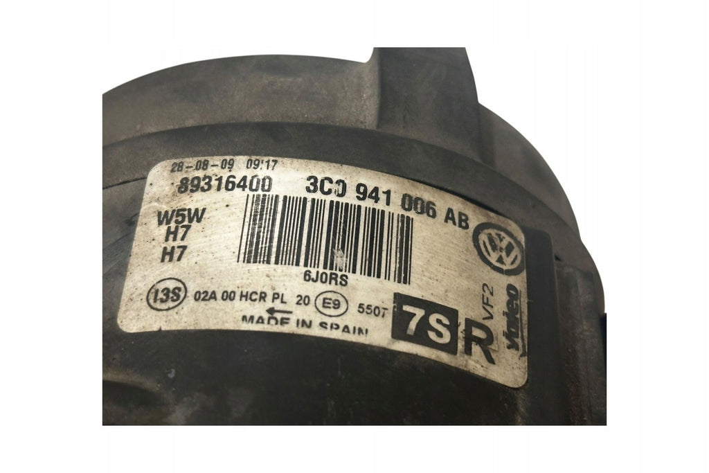 Frontscheinwerfer VW Passat 3C0941006AB 89316400 Rechts Scheinwerfer Headlight SCH6362968074po