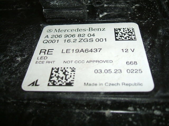 Frontscheinwerfer Mercedes-Benz W206 A2069068204 LED Rechts Headlight SCH3114415710dt