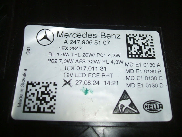 Frontscheinwerfer Mercedes-Benz W247 A2479065107 LED Links Headlight SCH4651576369ww