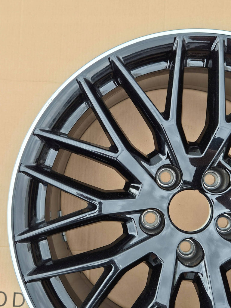 1x Alufelge 18 Zoll 8.0" 5x112 40ET Glanz Schwarz 8W0601025DD Audi A4 Rim Wheel FEL8616473342ks