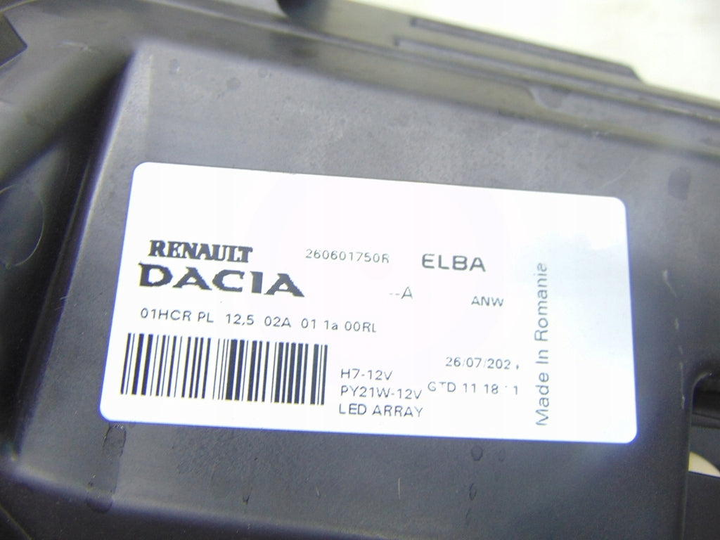 Frontscheinwerfer Dacia Sandero III Logan 260601750R Links Headlight