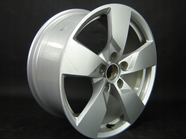 1x Alufelge 17 Zoll 8.0" 5x112 47ET Glanz Silber 8S0601025 Audi A3 Tt Rim Wheel