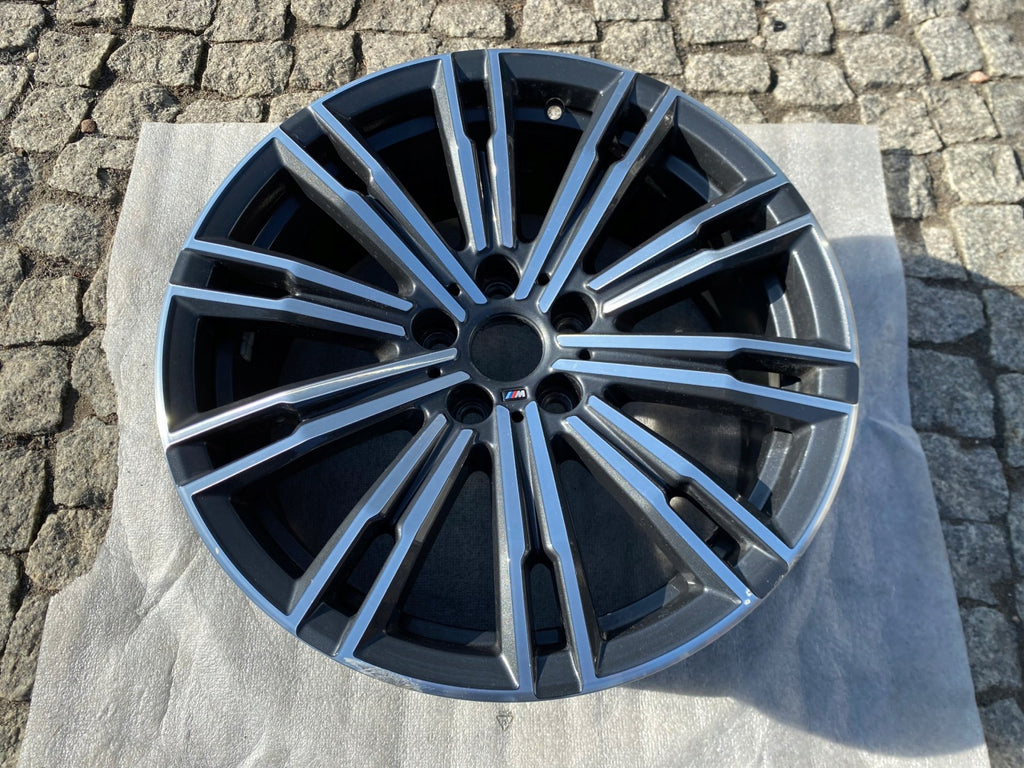1x Alufelge 18 Zoll 7.5" 5x112 25ET Glanz Graphit 8089890 BMW G20 Mg Rim Wheel FEL1667824698gt