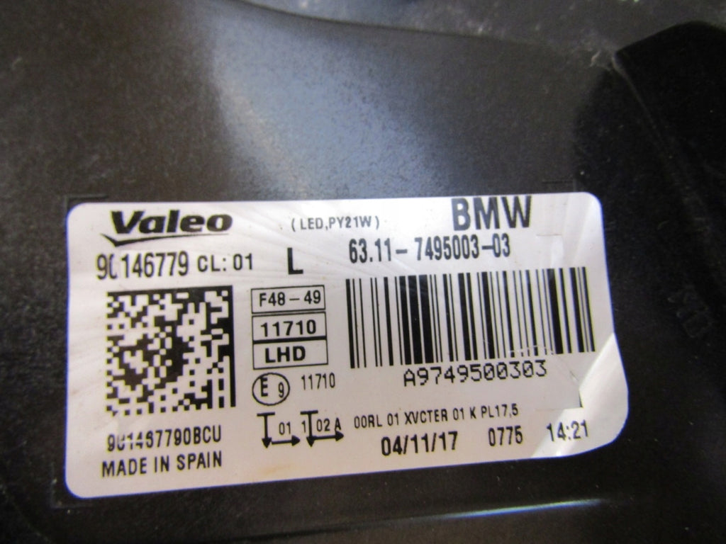 Frontscheinwerfer BMW X1 F48 7495003 LED Links Scheinwerfer Headlight SCH7699063415qx