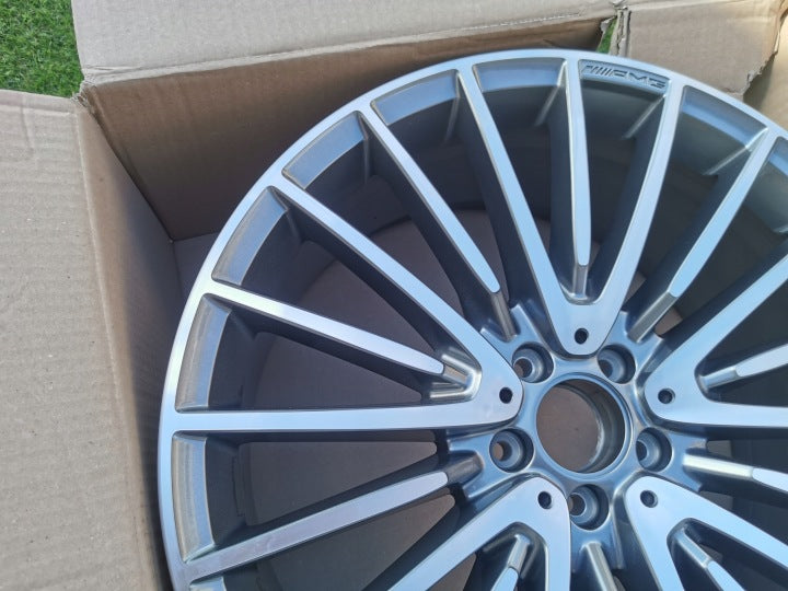 1x Alufelge 21 Zoll 9.0" 5x112 34ET Glanz Silber A2234011700 Mercedes-Benz W223 FEL9357518671am