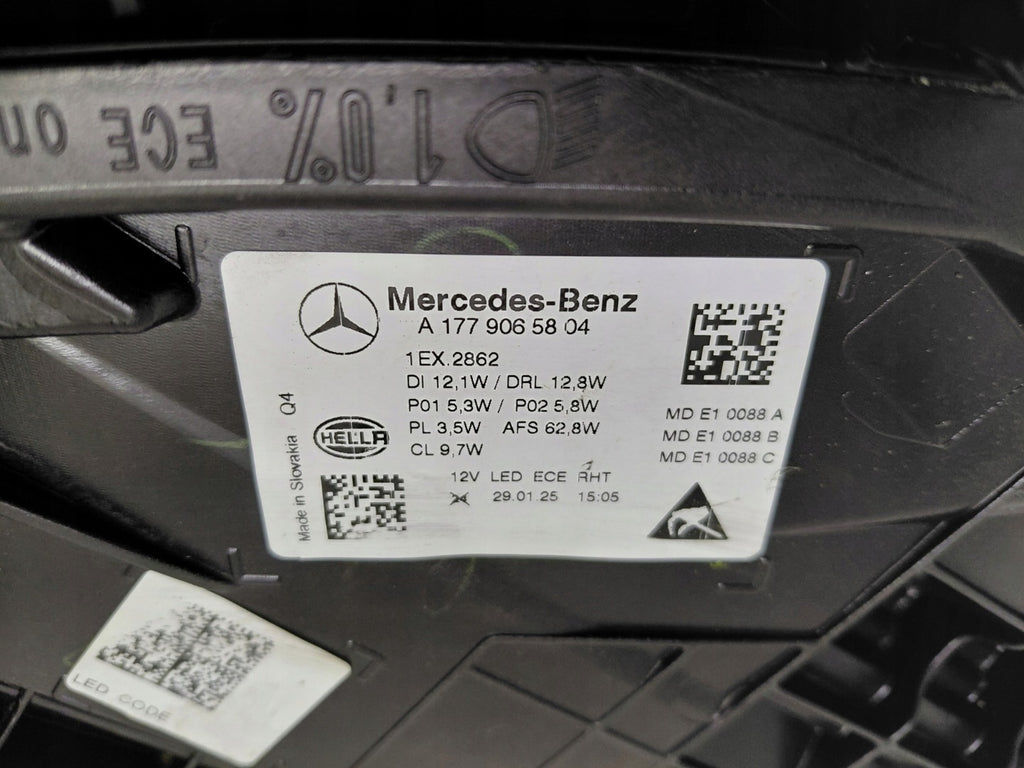 Frontscheinwerfer Mercedes-Benz W177 A1779065804 Rechts Scheinwerfer Headlight SCH4946875119ri