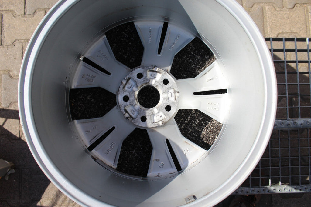 1x Alufelge 18 Zoll 8.0" 5x112 41ET Glanz Graphit 3G0601025BK- Mg B8 Rim Wheel FEL3723320864hd