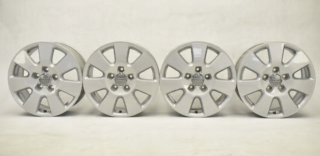 4x Alufelge 18 Zoll 7.5" 5x130 53ET Glanz Silber 4L0601025AF Audi Q7 Rim Wheel