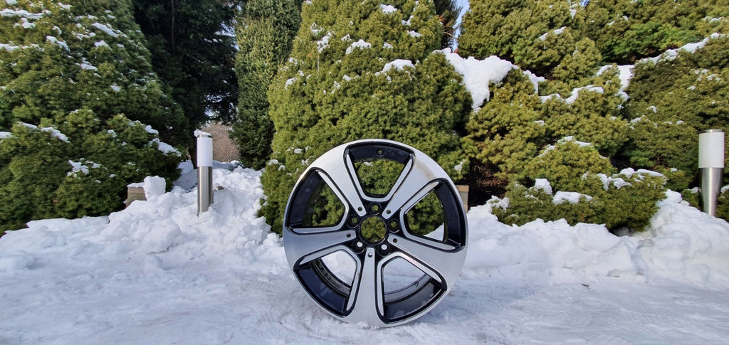 1x Alufelge 17 Zoll 7.5" 5x112 52ET Glanz Silber A2464011500 Mercedes-Benz W246 FEL2812899682yr