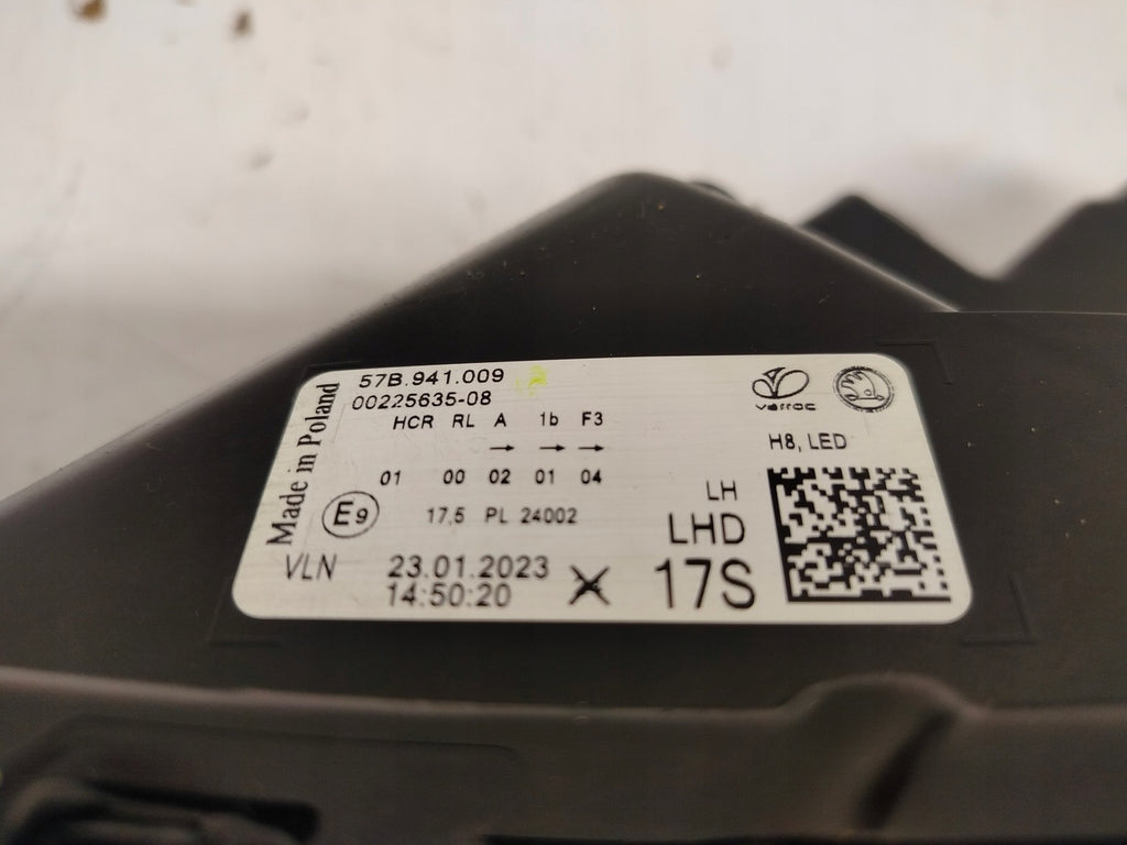 Frontscheinwerfer Skoda Karoq 57B941009 LED Links Scheinwerfer Headlight SCH4190270134xr