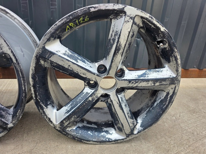4x Alufelge 18 Zoll 8.0" 5x112 47ET Glanz Silber 8K0601025Q Audi I Rim Wheel FEL8135906133fp