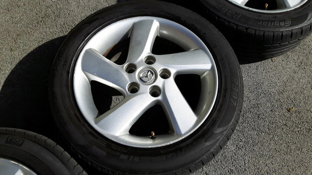 4x Alufelge 16 Zoll 7.0" 5x114.3 Silber Mazda Mpv I Rim Wheel FEL5867713664lj