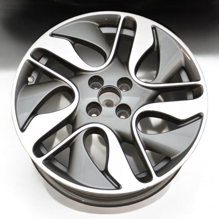 1x Alufelge 17 Zoll 7.0" 4x100 44ET Glanz Graphit 403000803- Mg Captur Clio 1