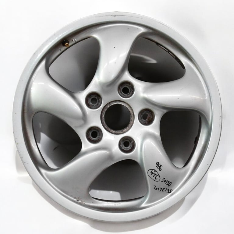 1x Alufelge 17 Zoll 7.0" 5x130 45ET Glanz Silber 98636212400 Porsche Boxster FEL1129946630jg