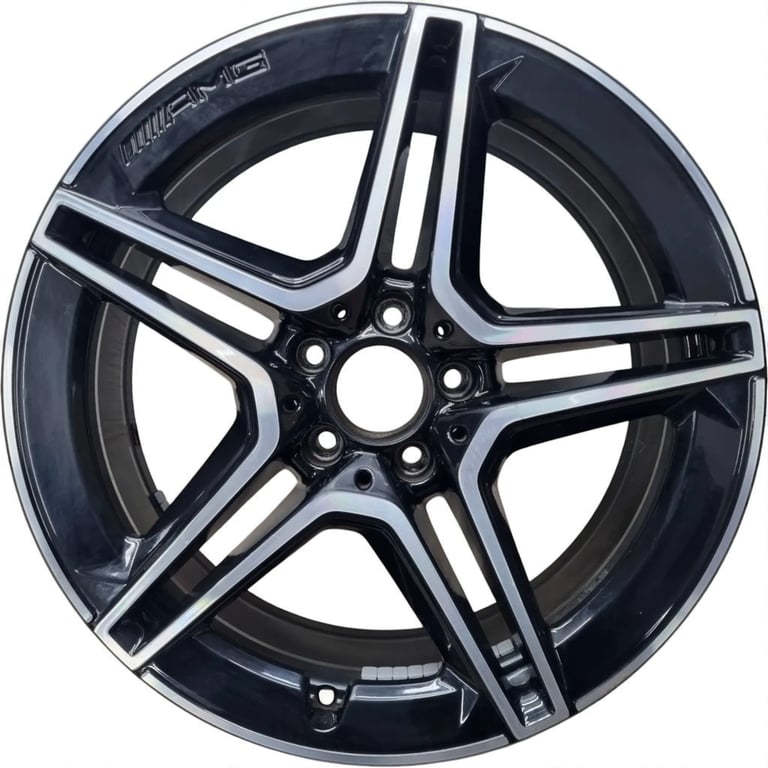 1x Alufelge 19 Zoll 8.0" 5x112 38ET A2534015300 Mercedes-Benz Glc Amg Rim Wheel FEL5172291150kr