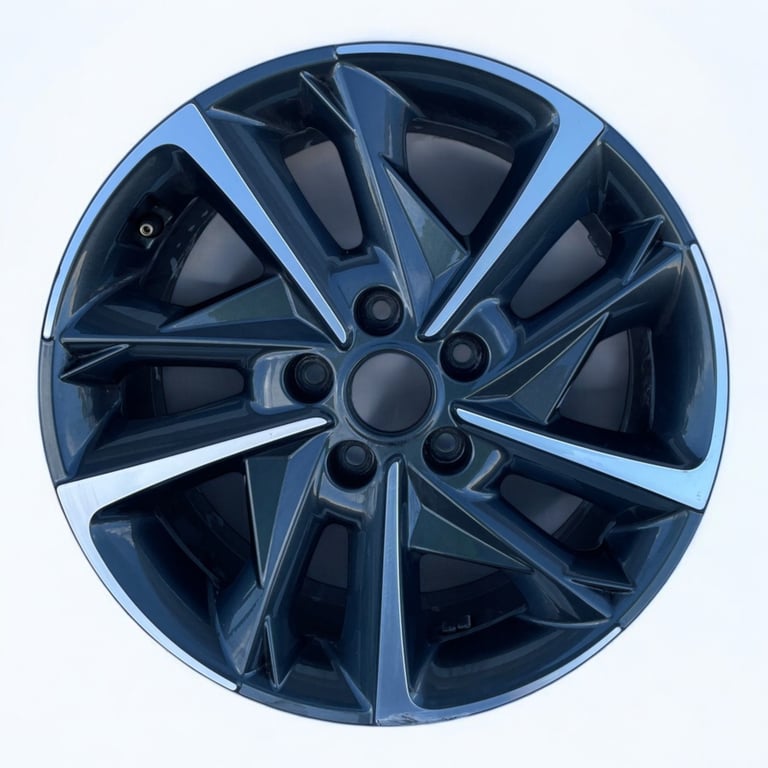 1x Alufelge 17 Zoll 7.0" 5x114.3 53ET Glanz Graphit 52910-G4700 Hyundai I30