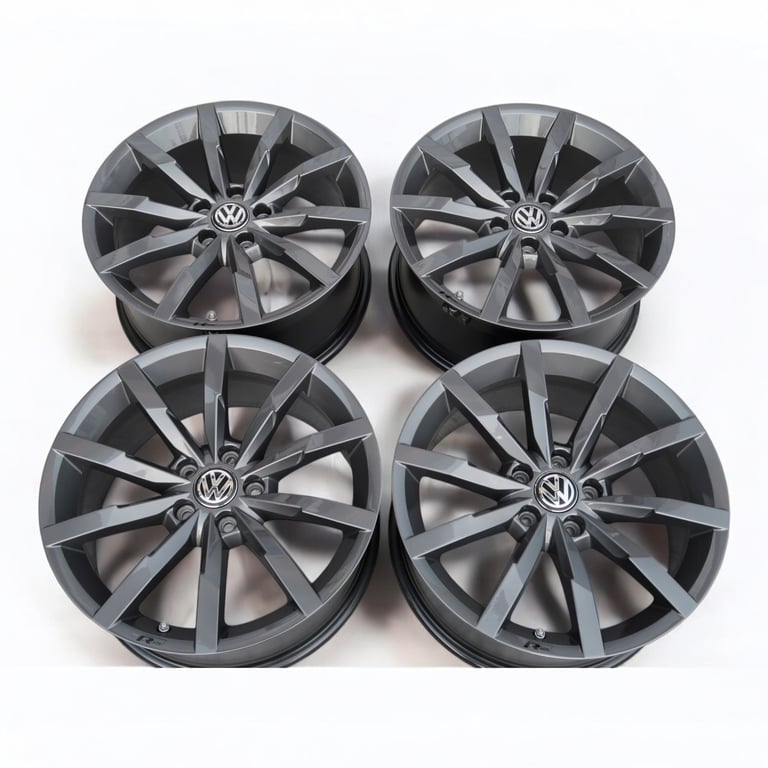 4x Alufelge 18 Zoll 8.0" 5x112 44ET Matt Schwarz VW Passat Arteon Rim Wheel FEL4212782576qt