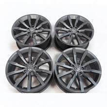 Laden Sie das Bild in den Galerie-Viewer, 4x Alufelge 18 Zoll 8.0" 5x112 44ET Matt Schwarz VW Passat Arteon Rim Wheel FEL4212782576qt