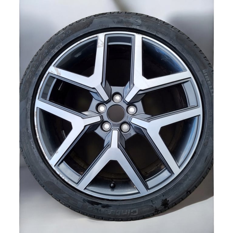 1x Alufelge 18 Zoll 7.0" 5x112 47ET Glanz Schwarz 6F9601025B Mg Arona Rim Wheel