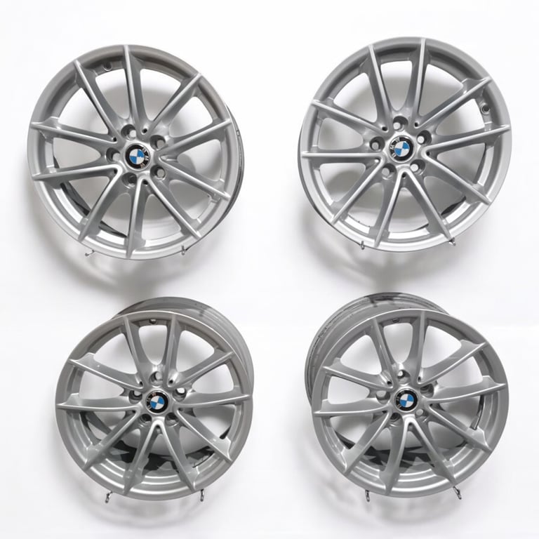 4x Alufelge 17 Zoll 7.5" 5x112 27ET Glanz Silber 6868217 BMW 5 G31 G30 Rim Wheel FEL1629492859ol