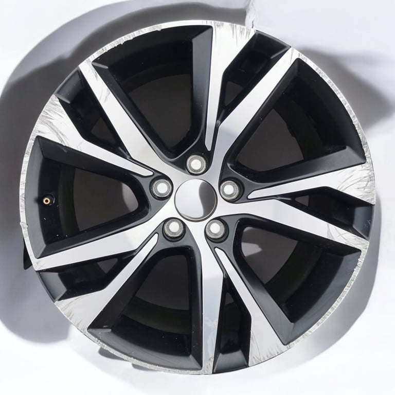 1x Alufelge 18 Zoll 8.0" 5x108 42ET Matt Schwarz 31471482 Volvo S60 V60