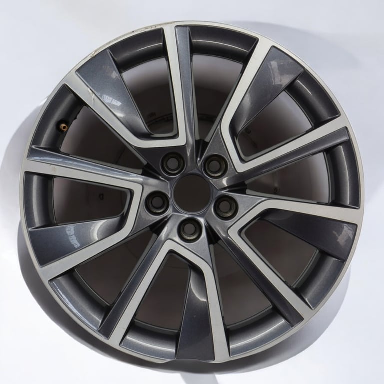 1x Alufelge 17 Zoll 7.0" 5x100 46ET Glanz 5JJ601025G Mg Rim Wheel FEL9610810341vh
