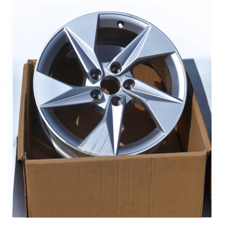 1x Alufelge 17 Zoll 8.0" 5x112 46ET Glanz Silber 8Y0601025 Audi Rim Wheel FEL1981637681zm