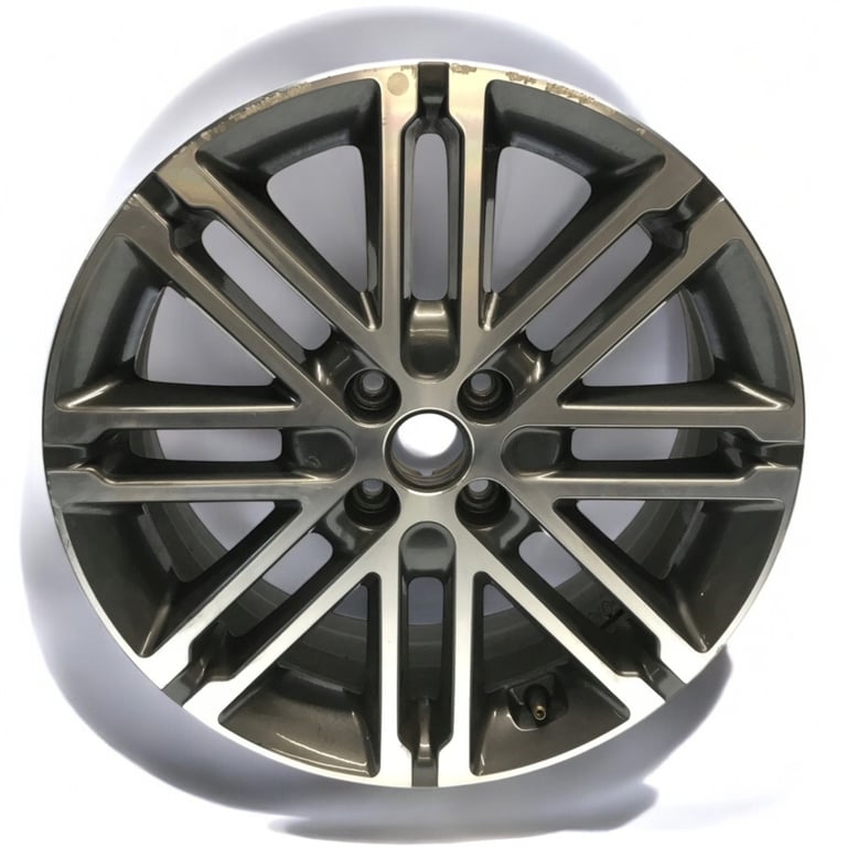1x Alufelge 17 Zoll 6.5" 4x100 49ET Glanz Grau 52910-H8300 Kia Rio Mg Rim Wheel