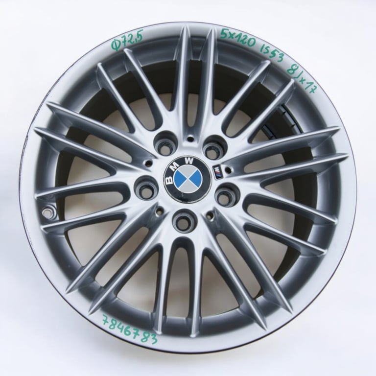 1x Alufelge 17 Zoll 8.0" 5x120 7846783 BMW 1 Rim Wheel FEL3367459507lb