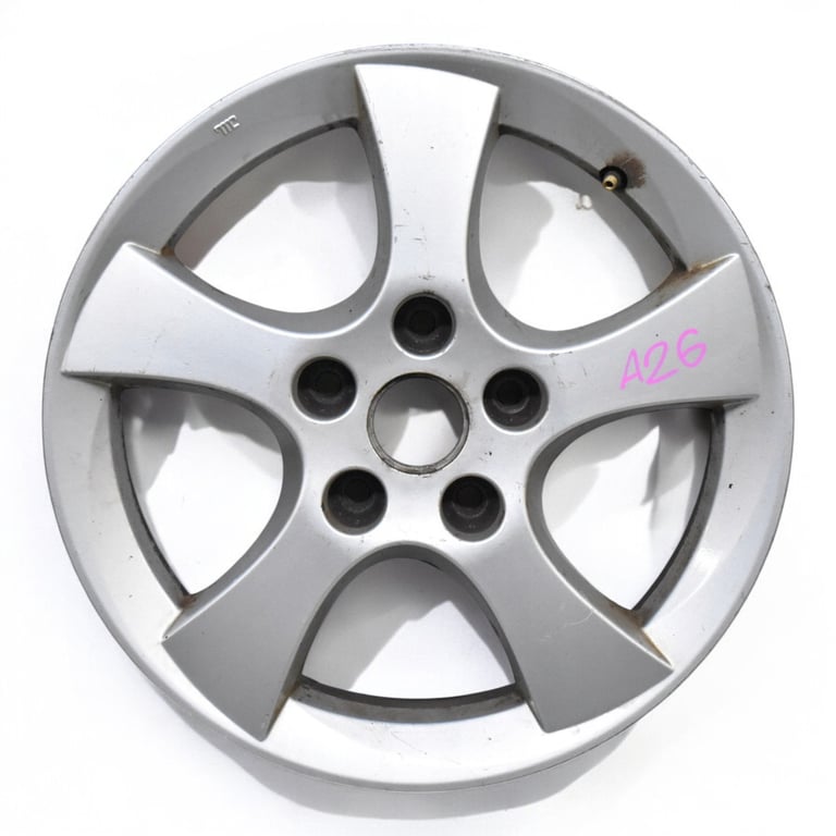 1x Alufelge 16 Zoll 6.0" 5x114.3 51ET Glanz Silber 52910-1H000 Kia Venga FEL5452498371zr