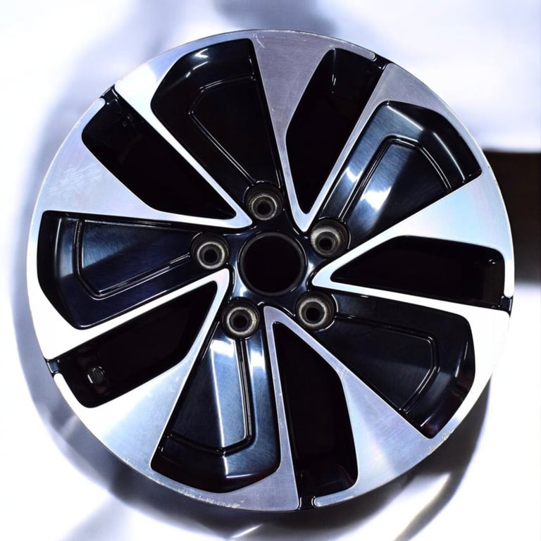 1x Alufelge 16 Zoll 6.5" 5x114.3 50ET Glanz Schwarz 52910-CR100 Kia Ceed