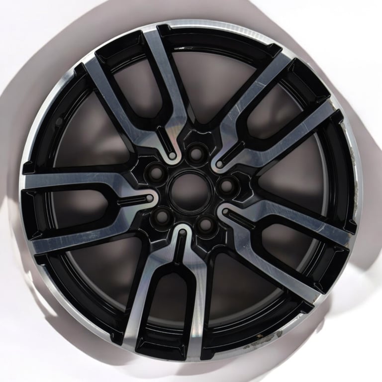 1x Alufelge 18 Zoll 7.0" 5x112 47ET Glanz Schwarz 5A3E6417 Mini Rim Wheel