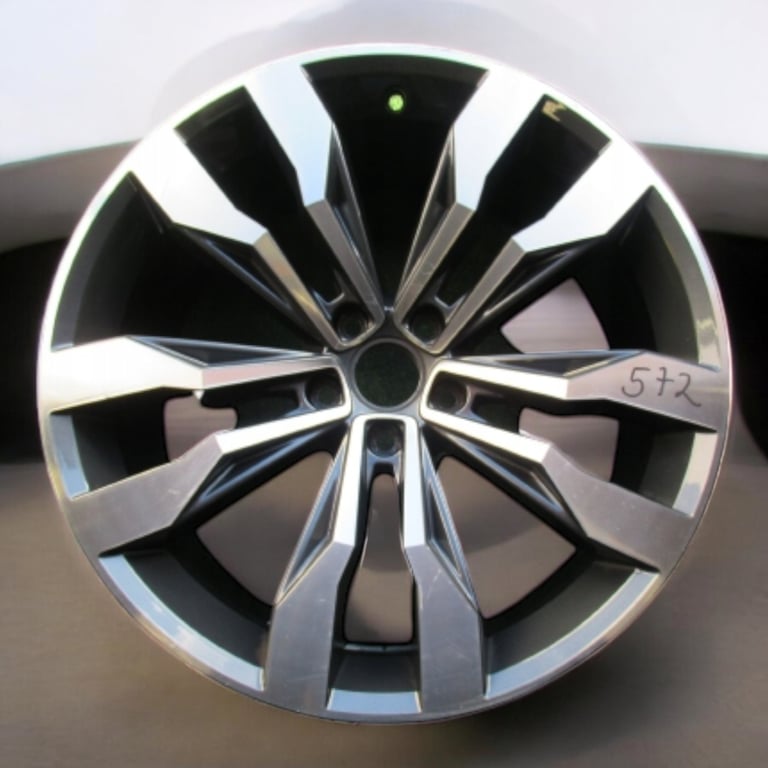 1x Alufelge 20 Zoll 8.5" 5x112 38ET Glanz Grau 5NN601025E Mg Tiguan Rim Wheel FEL6661084871so