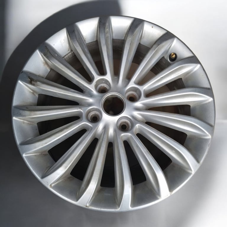 1x Alufelge 16 Zoll 6.5" 4x100 40ET Glanz Silber OP071 Opel Corsa Rim Wheel