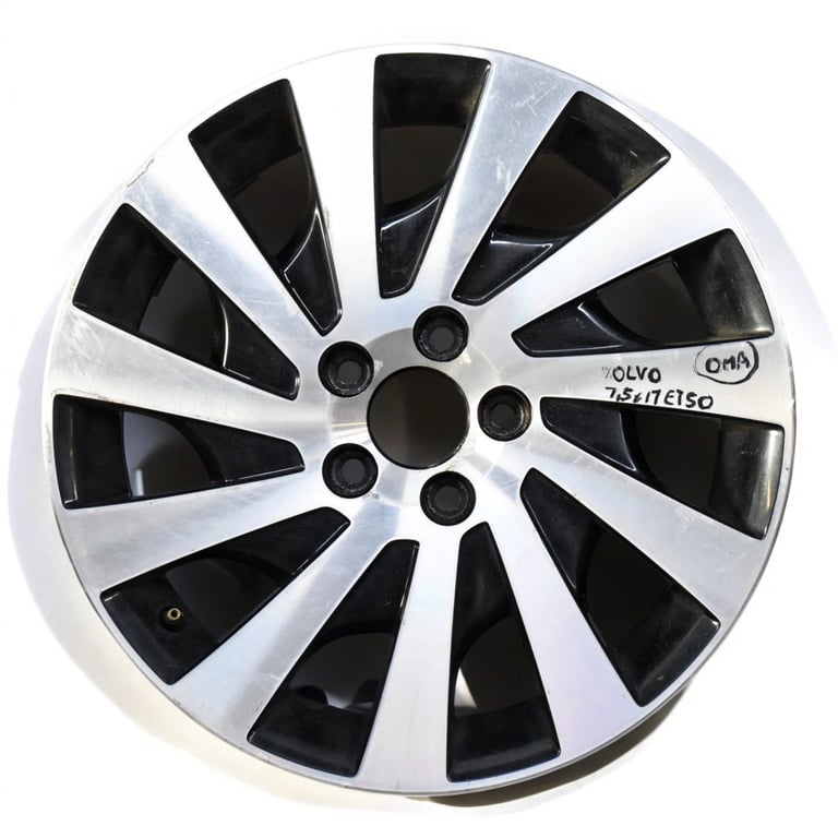 1x Alufelge 17 Zoll 7.5" 5x108 50ET Glanz Schwarz 31362238 Volvo S60 V70 V40