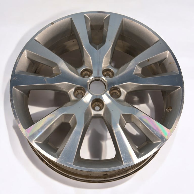 1x Alufelge 19 Zoll 7.0" 5x115 45ET Glanz Silber 95151238 Opel Rim Wheel