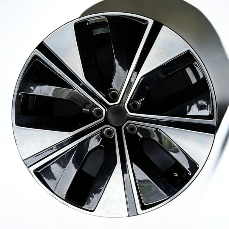 1x Alufelge 19 Zoll 9.0" 5x108 53ET Glanz Schwarz 32327782 Polestar Rim Wheel