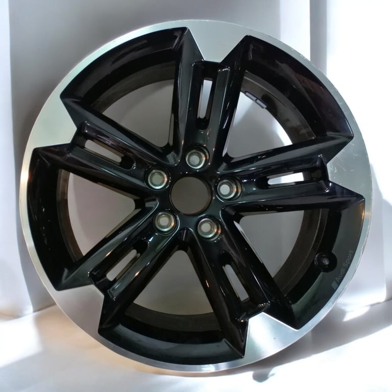 1x Alufelge 17 Zoll 7.0" 5x112 40ET Schwarz 81A601025AM Audi Q3 Q2 Rim Wheel FEL3984473696fs