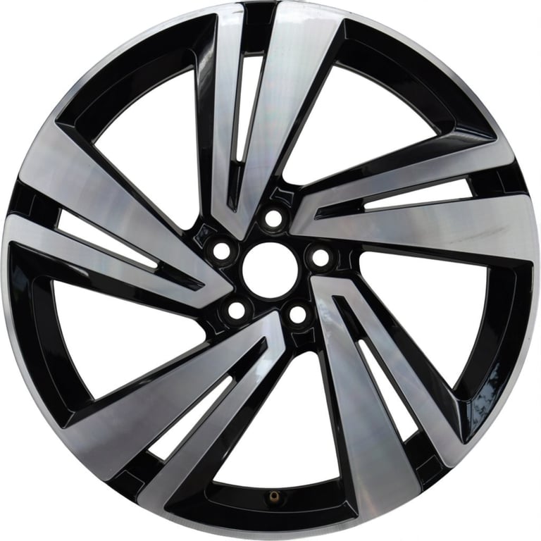 1x Alufelge 18 Zoll 7.0" 5x100 39ET Glanz Schwarz 2GM601025H VW Rim Wheel FEL3075193891kl