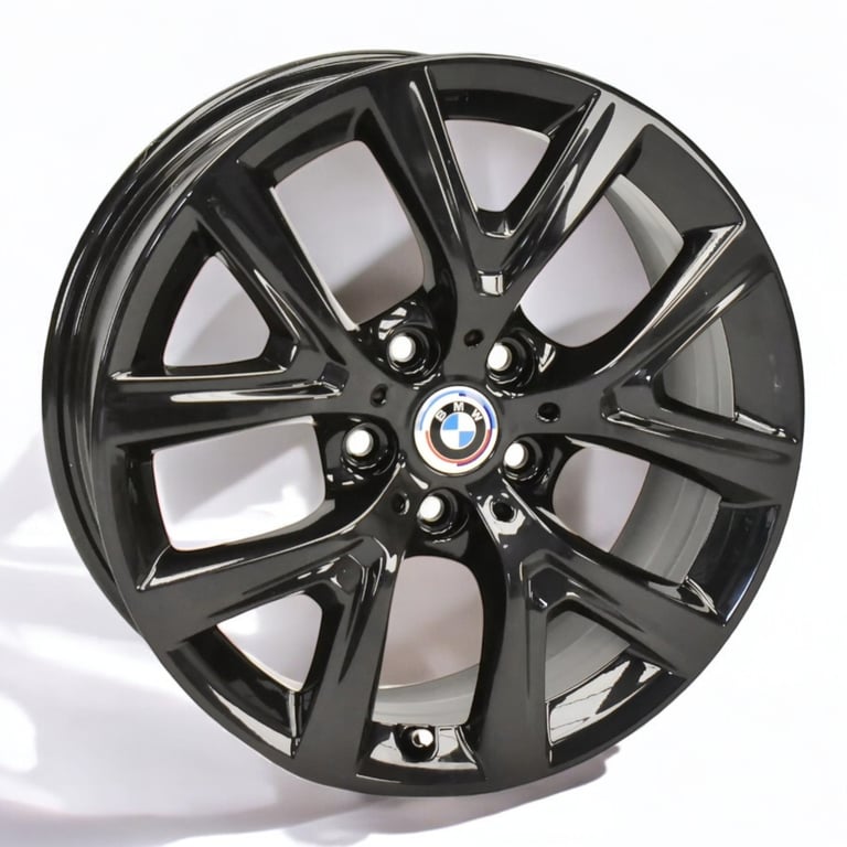 4x Alufelge 17 Zoll 6.5" 5x112 39ET Glanz Schwarz 6856076 BMW X2 F39 F48 FEL2933784910rb