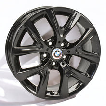 Laden Sie das Bild in den Galerie-Viewer, 4x Alufelge 17 Zoll 6.5" 5x112 39ET Glanz Schwarz 6856076 BMW X2 F39 F48 FEL2933784910rb