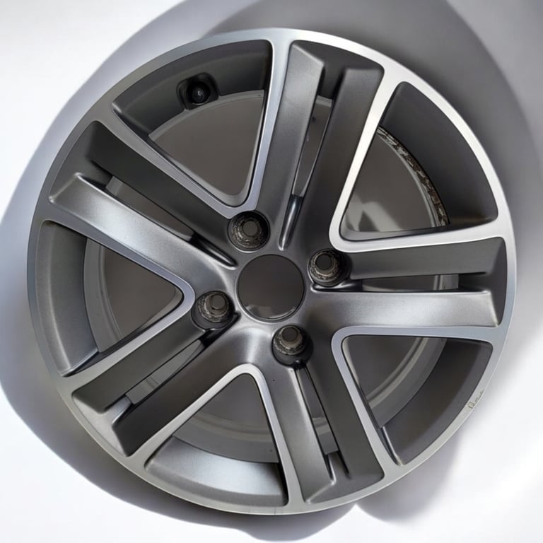 1x Alufelge 15 Zoll 6.0" 4x108 23ET Glanz Graphit 124R-000050 Mg 208 Rim Wheel FEL3930619396tb