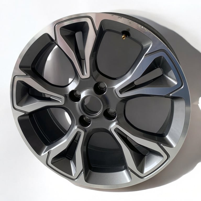 1x Alufelge 18 Zoll 7.0" 4x108 47 5ET H1BJ-1007-E1A Ford Fiesta Rim Wheel