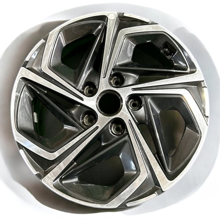 1x Alufelge 16 Zoll 6.5" 5x114.3 50ET Glanz Graphit 52910-G4600 Hyundai I30 Iii