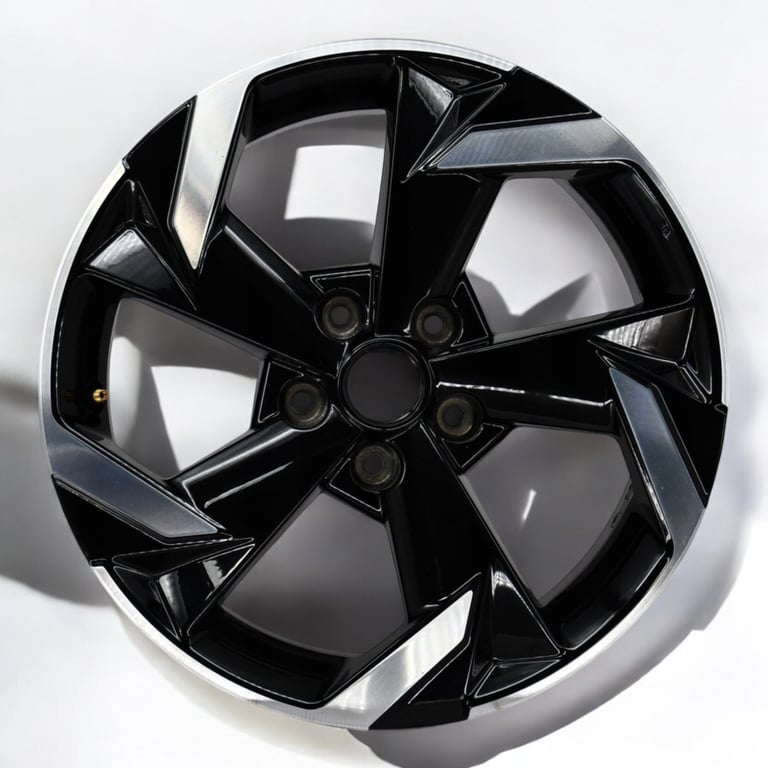 1x Alufelge 17 Zoll 7.0" 5x114.3 35ET Glanz Schwarz AC4CH-T6 Nissan 1 Rim Wheel